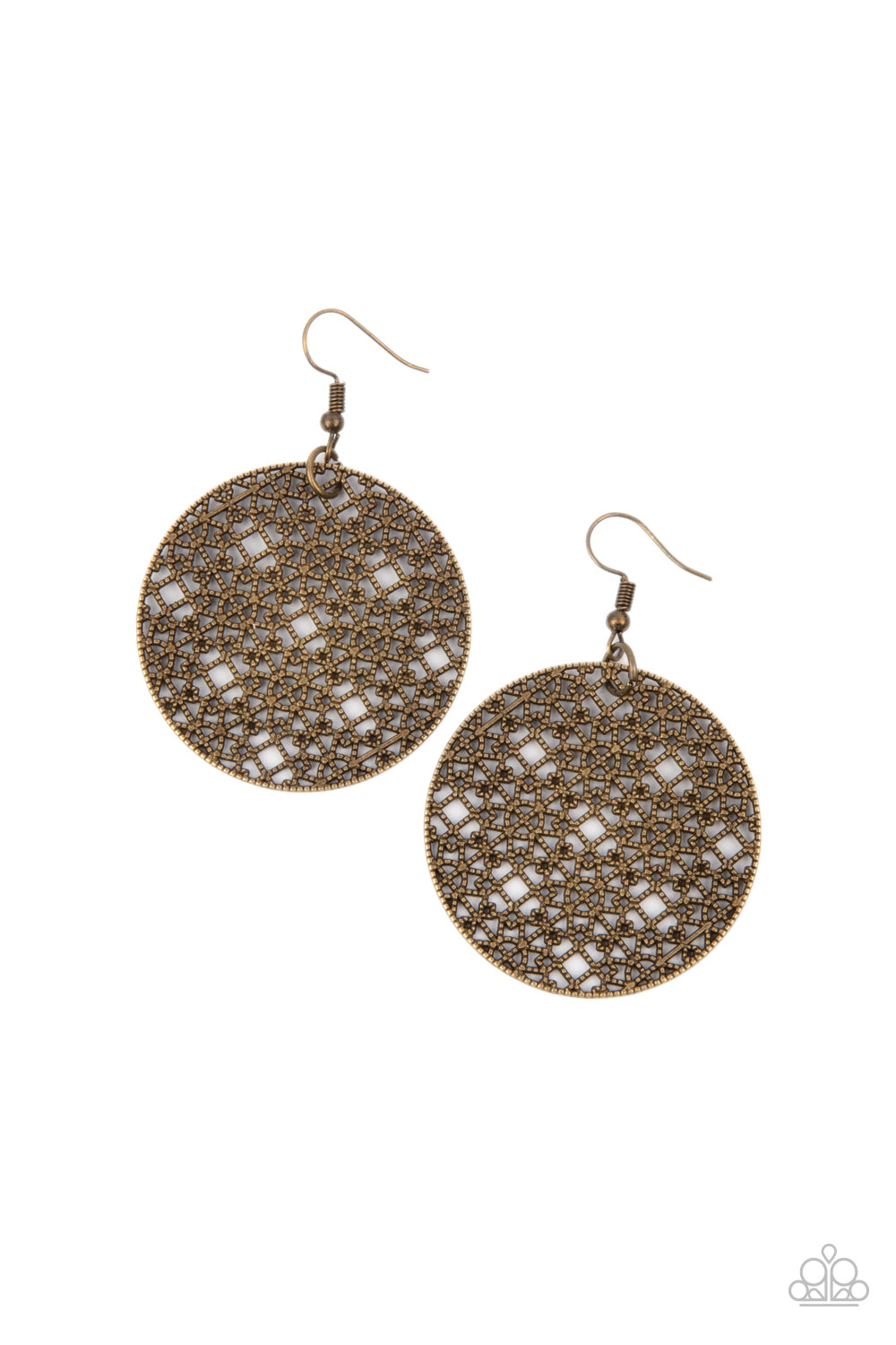 Metallic Mosaic - Brass - Paparazzi Jewelry