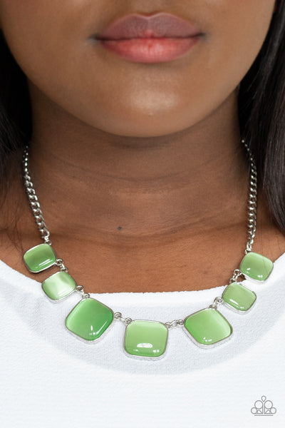 Aura Allure Green - Paparazzi Jewelry