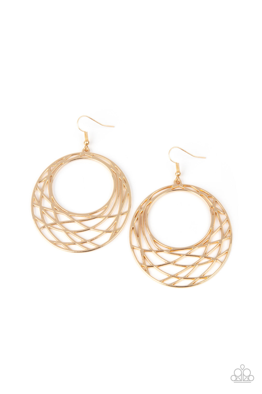 Urban Lineup - Gold - Paparazzi Earring