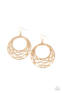 Urban Lineup - Gold - Paparazzi Earring