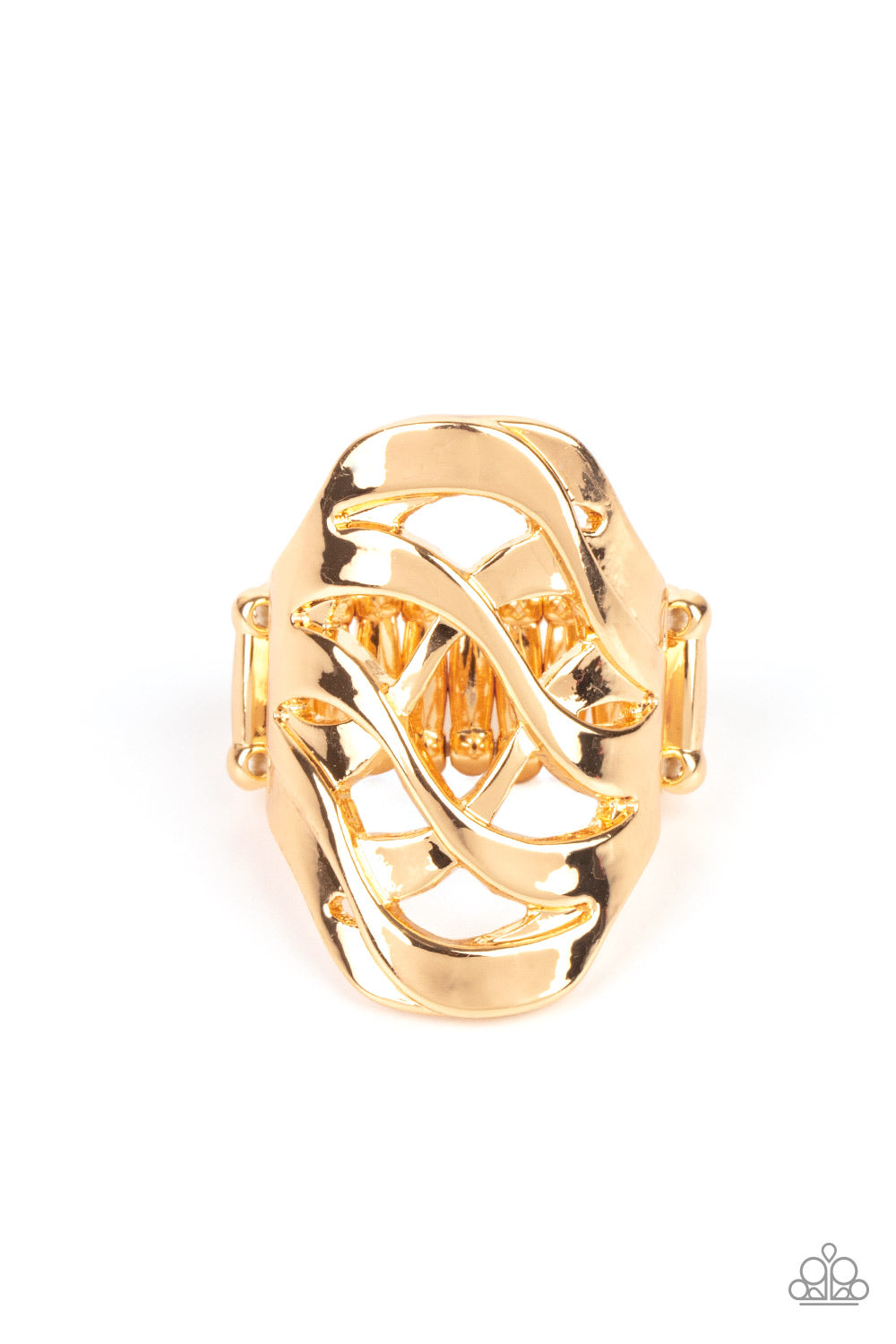 Open Fire - Gold - Paparazzi Jewelry