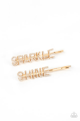 Center of the SPARKLE-verse - Gold - Paparazzi Jewelry