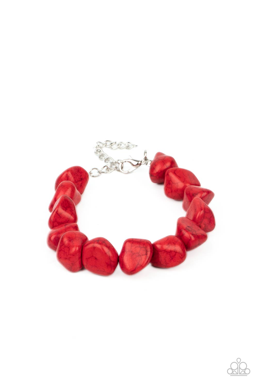 Prehistoric Paradise - Red - Paparazzi Jewelry