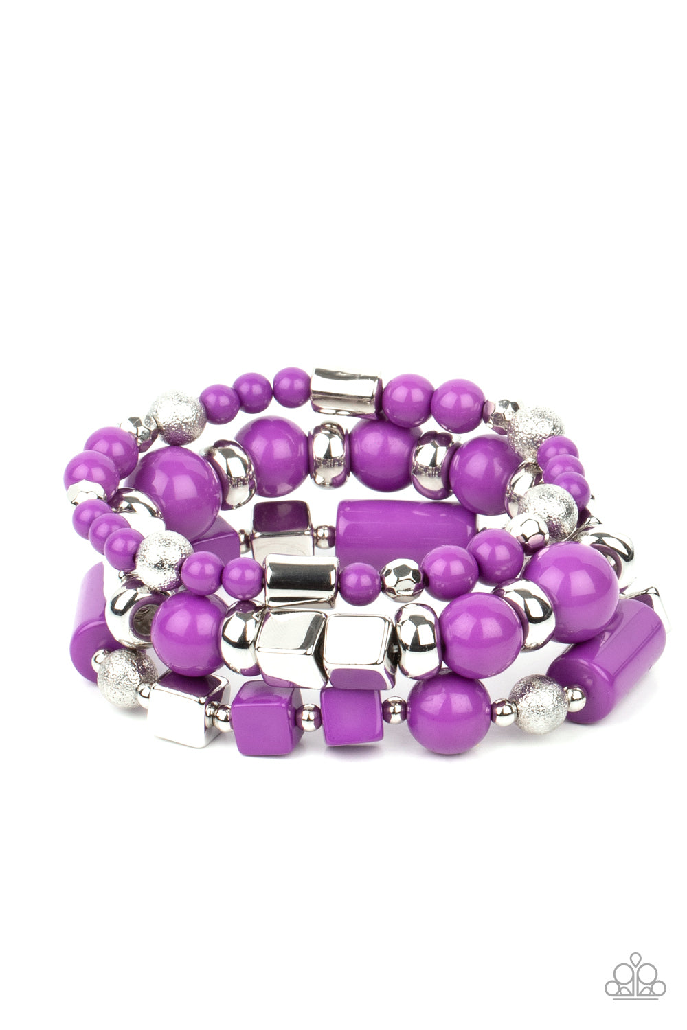 Perfectly Prismatic  Purple - Paparazzi Jewelry