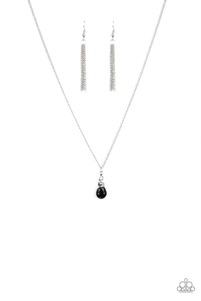 Timeless Trinket Black - Paparazzi Necklace