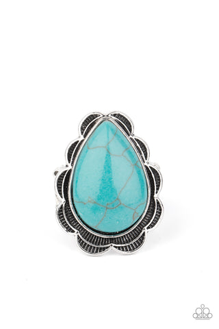 BADLANDS Romance - Blue - Paparazzi Jewelry