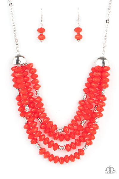 Best POSH-ible Taste Red - Paparazzi Necklace