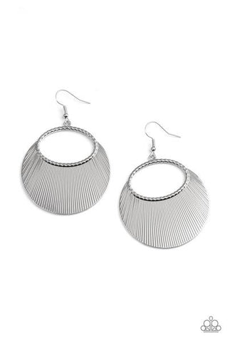 Fan Girl Glam Silver - Paparazzi Jewelry