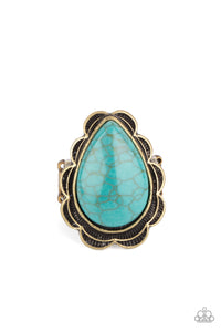 BADLANDS Romance - Brass - Paparazzi Jewelry