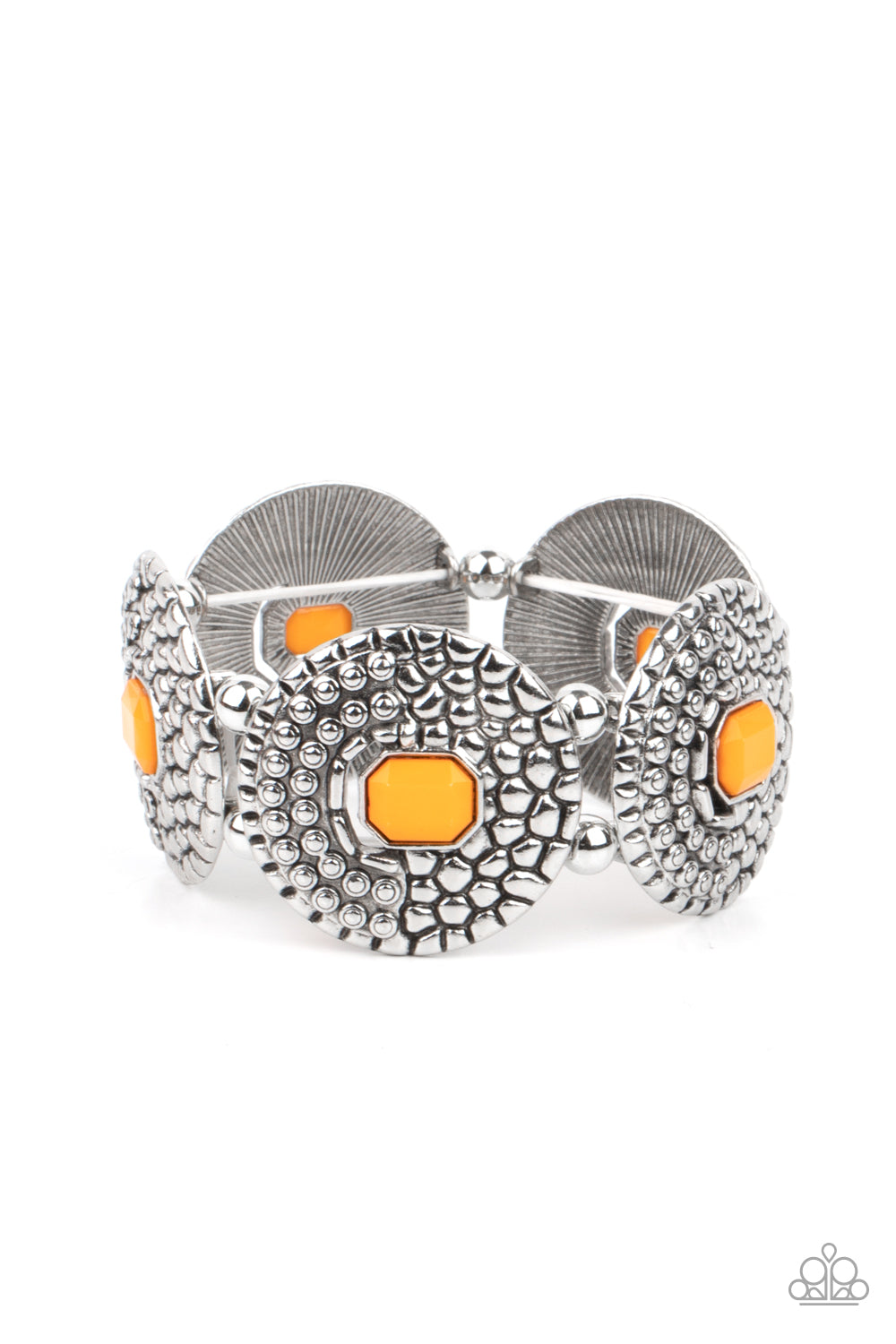 Prismatic Prowl - Orange - Paparazzi Jewelry