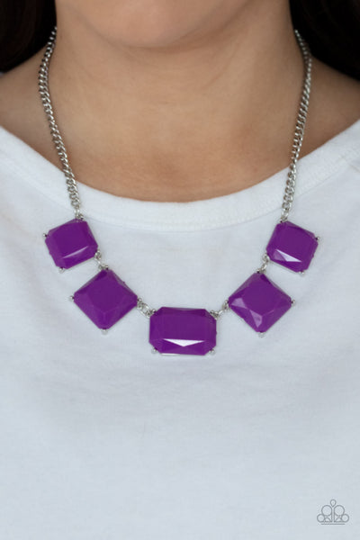 Instant Mood Booster Purple - Paparazzi Necklace