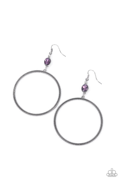 Work That Circuit - Purple - Paparazzi Jewelry