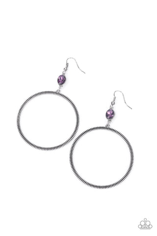 Work That Circuit - Purple - Paparazzi Jewelry