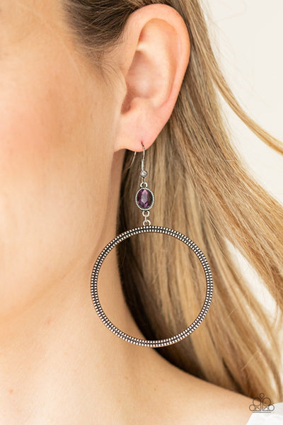 Work That Circuit - Purple - Paparazzi Jewelry