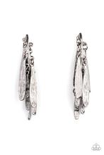 Pursuing The Plumes - Black Earrings Paparazzi Jewelry
