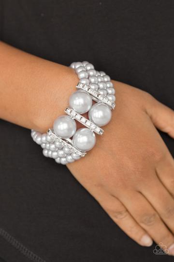Romance Remix Silver - Paparazzi Bracelet
