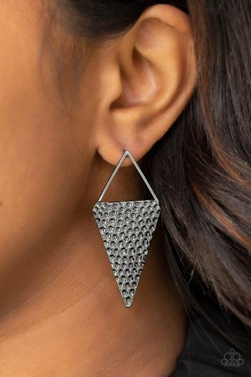 Have A Bite Black - Paparazzi Earring