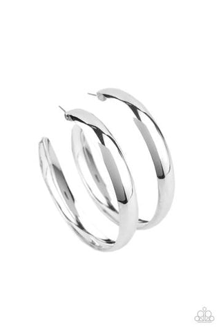 Bevel In It Silver - Paparazzi Jewelry