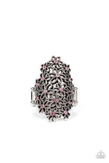 You're Sunflower - Pink Ring - Paparazzi Accessories