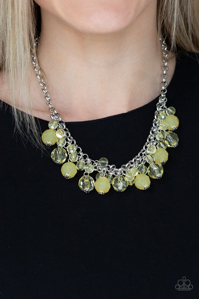 Fiesta Fabulous Yellow - Paparazzi Necklace