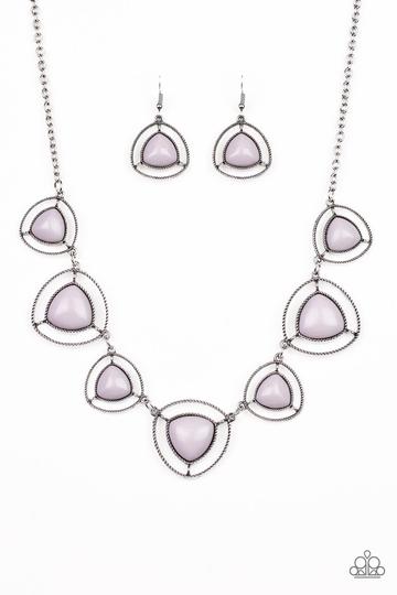 Make A Point Silver - Paparazzi Necklace