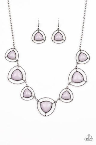 Make A Point Silver - Paparazzi Necklace