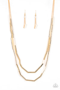 A Pipe Dream Gold - Paparazzi Necklace