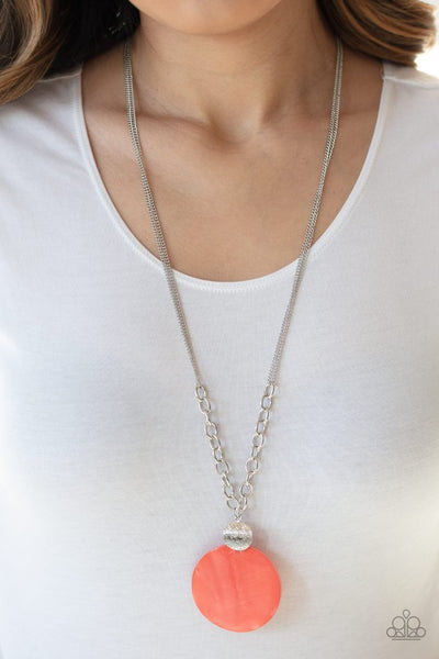 A Top SHELLer Orange - Paparazzi Necklace