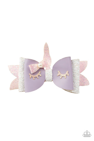 All Rainbows and YOU-nicorns Purple - Paparazzi Hair Clip