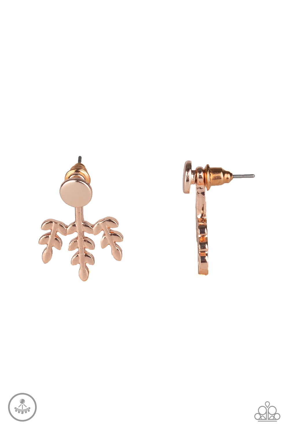 Autumn Shimmer Rose Gold - Paparazzi Earring