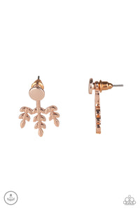 Autumn Shimmer Rose Gold - Paparazzi Earring