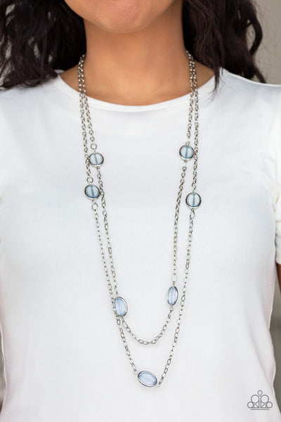 Back For More Blue - Paparazzi Necklace