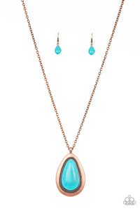 Badland To the Bone Copper - Paparazzi Necklace