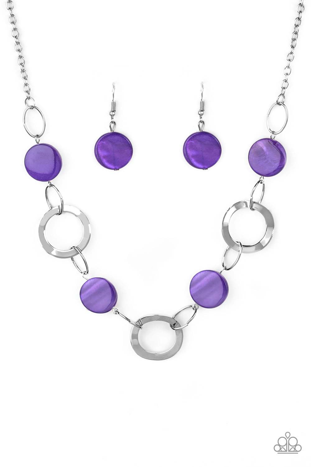 Bermuda  Bliss Purple - Paparazzi Necklace