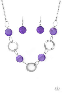 Bermuda  Bliss Purple - Paparazzi Necklace
