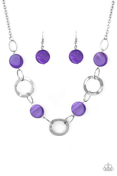 Bermuda  Bliss Purple - Paparazzi Necklace