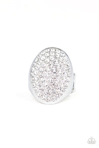 Bling Scene White - Paparazzi Ring