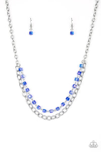 Block Party Princess Blue - Paparazzi Necklace