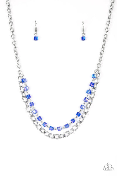 Block Party Princess Blue - Paparazzi Necklace