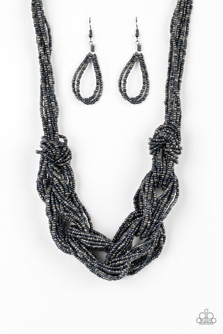 City Catwalk Blue - Paparazzi Necklace