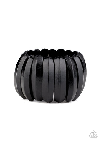 Colorfully Congo Black - Paparazzi Bracelet