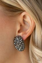 Daring Dazzle Black - Paparazzi Earring