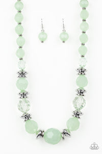 Dine and Dash Green - Paparazzi Necklace