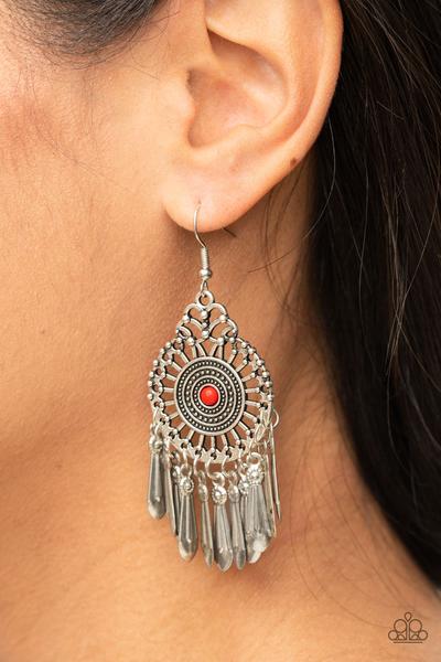 Dream a Little DREAMCATCHER - Red - Paparazzi Jewelry