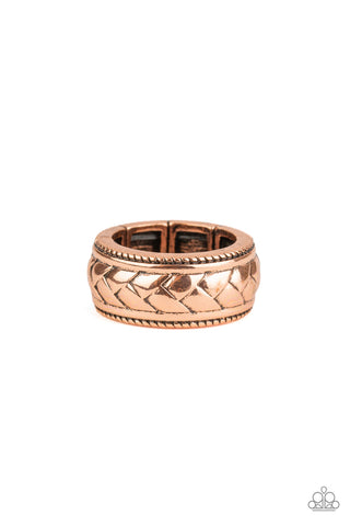 Field Artillery Copper - Paparazzi Ring