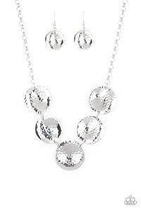 First Impressions Silver - Paparazzi Necklace