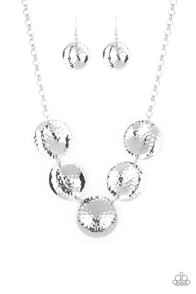 First Impressions Silver - Paparazzi Necklace