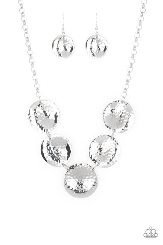 First Impressions Silver - Paparazzi Necklace