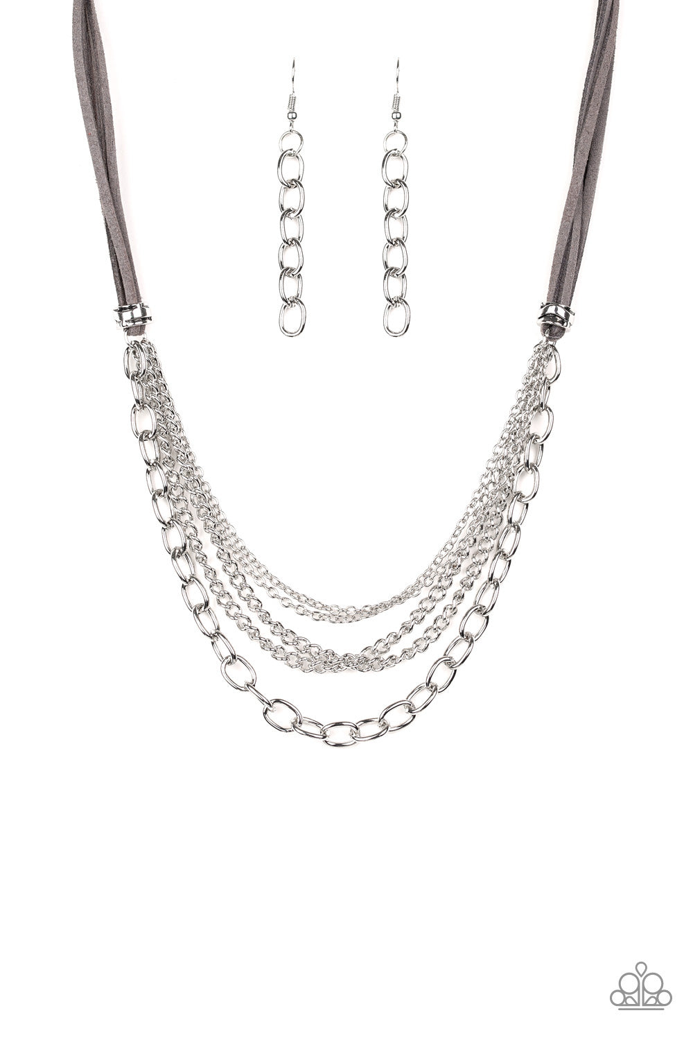 Free Roamer Silver - Paparazzi Necklace