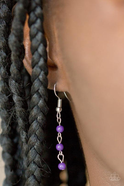 Harlem Hideaway Purple - Paparazzi Necklace